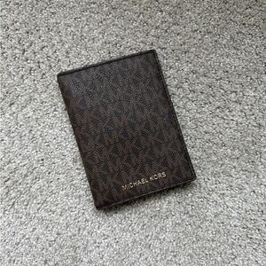 Michael Kors Dark Brown Key & Card Holder